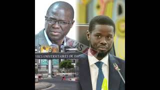 Rectorat de lUCAD  Diomaye met le Recteur Amadou Aly Mbaye à la porte [upl. by Jecho278]