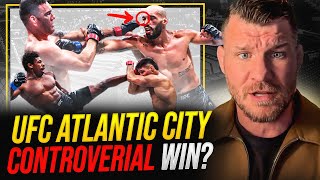 BISPING reacts to UFC Atlantic City Was Weidman Eye Poke WIN CONTROVERSIAL Buckley SMASHES Luque [upl. by Akenaj]