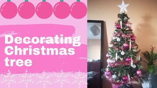 Decorating Xmas Tree in Pink Christmas 2021Certified kakampink PinkPasko [upl. by Enileuqkcaj]