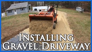 Installing a Gravel Driveway [upl. by Aryas]