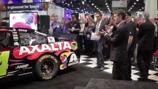 Axalta and Jeff Gordon unveil Cromax® Radiant Red Paint – 2015 Color of the Year [upl. by Orianna302]