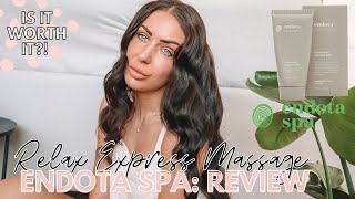 BEST MASSAGE EVER Endota Spa Review  Products Honest [upl. by Ellinnet]