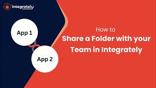 Share a folder with Team  Integrately Help Doc [upl. by Ynneg601]