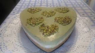 Cheesecake al pistacchi  Pistachio Cake Easy Recipe 60 [upl. by Esiuol442]