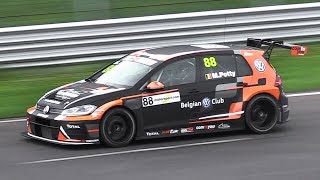 Volkswagen Golf GTI TCR 2018 Sound in Action on Track  Accelerations amp Fly Bys [upl. by Teiluj207]