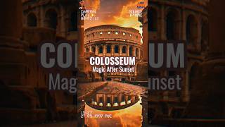 quot🌙 Rome’s Colosseum Nighttime Magic Revealed ✨quot lowcostvibes goodvibesshorts [upl. by Patrick]