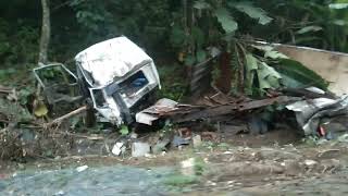 Atimonan Quezon grabe yung accidente napitpit yung kotse [upl. by Joacimah489]