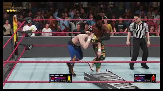 tiger mask vs chad gable vs damian priest vs kofi kingston elimination falls count anywhere match [upl. by Wende926]