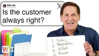 Mark Cuban Answers Business Questions From Twitter  Tech Support  WIRED [upl. by Barimah]