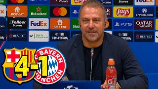 Rueda prensa HANSI FLICK FC BARCELONA 41 FC BAYERN MUNICH [upl. by Anaugal378]