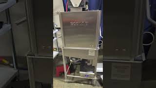 Lot 36  Ecolab Upright Hood Dishwasher ES2000CS Used TestedWorking [upl. by Boggers751]