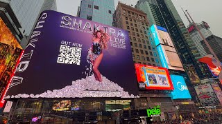 New York City LIVE Manhattan Shakira Performance in Times Square March 26 2024 [upl. by Howey]