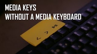 How to use media keys without a media keyboard on windows 10 [upl. by Eirok]