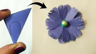 Very Easy Paper Flower MakingHow to Make Paper Flower Step by StepPaper Flower Craft [upl. by Ayahsey]