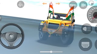 doller song 👿new model 3D Mahindra thar drive car game simulator [upl. by Aihppa131]