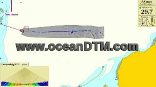 Midwater pipeline mapped in Olex oceandtmcom Demo [upl. by Edac412]