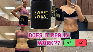 SWEET SWEAT WAIST TRIMMER REVIEW  DOES IT REALLY WORK  LET’S FIND OUT [upl. by Aened]