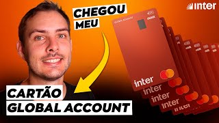 Chegou meu NOVO CARTÃO DE DÉBITO INTERNACIONAL  Como solicitar o cartão da Global Account Inter [upl. by Noned18]