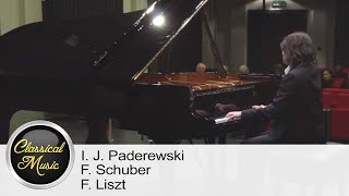 Ignacy Jan Paderewski Franz Schubert Franz Liszt Jakub Kuszlik [upl. by Nirret]