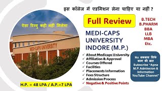 Full Review  Medicaps University Indore  Admission Process  Hidden Information [upl. by Eillod]