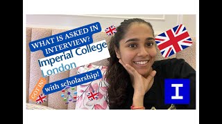 Interview for IMPERIAL COLLEGE LONDON  MiM  got offer  SCHOLARSHIP [upl. by Marylinda185]