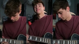 CORBYN BESSON PLAYING FALLIN ON THE ELECTRIC GUITAR [upl. by Samuelson]