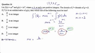 2015 VCAA Maths Methods Solutions Exam 2 Multiple Choice Q16 [upl. by Akcinahs884]