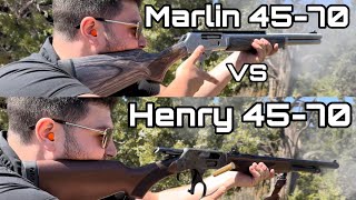 Marlin 4570 vs Henry 4570 [upl. by Everrs]