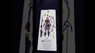 Horizon forbidden west aloy action figure unboxing ps5 horizonforbiddenwest aloy unboxing [upl. by Oisorbma]