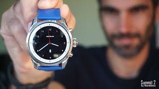 Montblanc Summit 2 un SmartWatch de LUJO  review en español [upl. by Katushka]