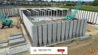 Building an Underground Reservoir Springwell Village Gateshead northumbriawater construction [upl. by Collimore]