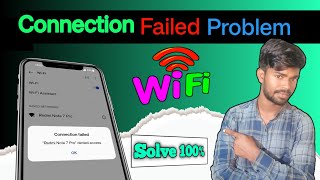 Wifi Connection Failed Problem On Android  Wifi Connection problem [upl. by Wendall414]