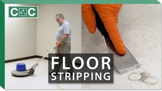 How to Strip a Floor  Floor Refinishing Part 1  Clean Care [upl. by Noxas19]