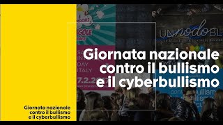 La giornata nazionale contro il bullismo e il cyberbullismo 7 febbraio  Calendario civile [upl. by Aidnyl]