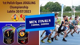 300723 Men 1600m amp 5000m SHORT VERSION JOGGLING Championship Of Poland [upl. by Wohlert]