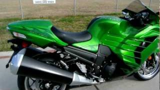 Overview and Review 2012 Kawasaki ZX14R Ninja in Golden Blazed Green Special Edition [upl. by Aivato478]