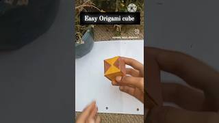 Easy Origami magic cube🔥😱ll easy paper craft shorts youtubeshorts trending papercraft origami [upl. by Irrej]