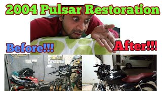 My 2004 Pulsar 150 Dtsi Restoration [upl. by Modestine]