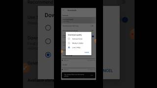 YouTube video download quality settings  How To Set Youtube Video Download Quality youtubeshorts [upl. by Castro]