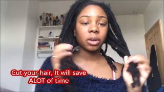 How To Remove Real Dreadlocks Combing Out Dreadlocks Type 4 Hair Before and After [upl. by Bobby]