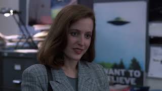 The XFiles  Scully meets Mulder for the first time 1x01  Pilot [upl. by Debi815]