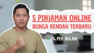 5 Pinjaman Online Langsung Cair Dengan Bunga Rendah  Pinjol Cepat Cair [upl. by Ainitsirc599]