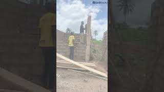 Perimeter fencing and gatehouse construction at Bethel Gardens are moving swiftly [upl. by Tnek]