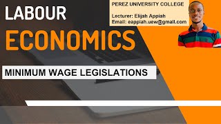 Minimum Wage Legislation [upl. by Ashia]