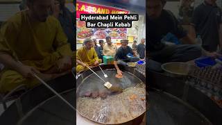 Hyderabad Mein Chapli Kebab viralvideo ytshorts shorts [upl. by Papert]