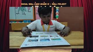 SOCIAL SKILL CARD GRADE IV  SKILL PROJECT  ACHARIYA VILLUPURAM [upl. by Alvinia382]