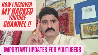 Without Recovery Phone number Passkey or Password  How I recover my Hacked Youtube channel [upl. by Indihar995]