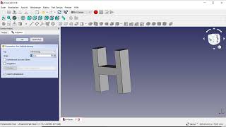 CAD Metal Beam  Tutorial shorts FreeCAD CAD SimpleCADModel design tutorial [upl. by Yeslah768]