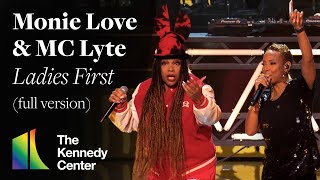 MC Lyte Monie Love and DNice perform quotLadies Firstquot for Queen Latifah  Kennedy Center Honors [upl. by Llerut]