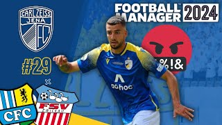 FC Carl Zeiss Jena quotDer Jenaer Wegquot  STREIT VOR DER RÜCKRUNDE  Episode 29  Football Manager 24 [upl. by Eliga4]